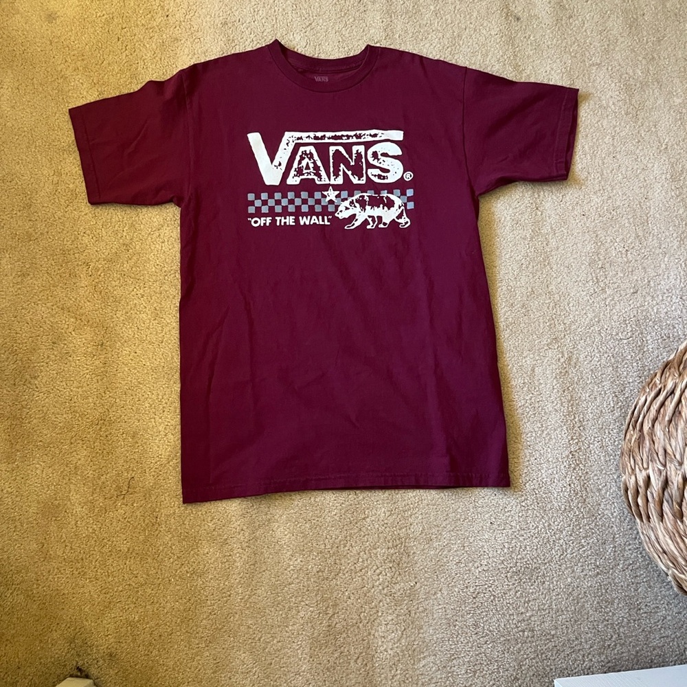 Vans Burgundy Graphic Tee